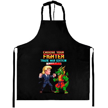 Discover Trump vs. China – The Trade War Saga Aprons