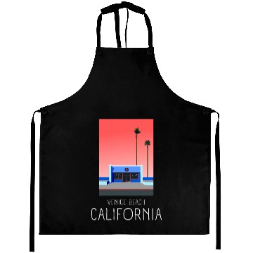 Discover Retro Venice Beach California Aprons