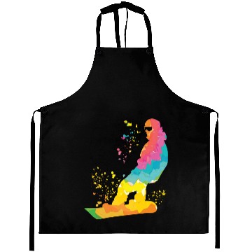 Discover Snowboarder Snowboard Snowboarding Aprons