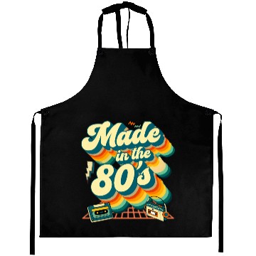 Discover made in the 80s retro groovy Aprons