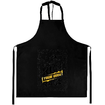 Discover Run Your Own Race Aprons