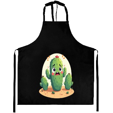 Discover Cactus with Anxiety – Too Sharp to Relax Aprons