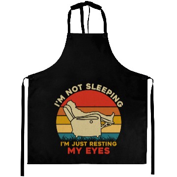 Discover Resting My Eyes Aprons – Funny Dad Joke Gift