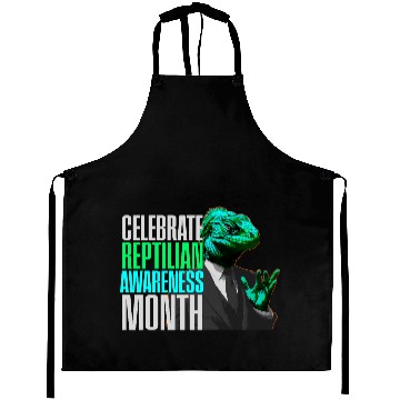 Discover Reptilian Awareness Month Lizard People Aprons