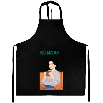 Discover Sunday coffee Aprons