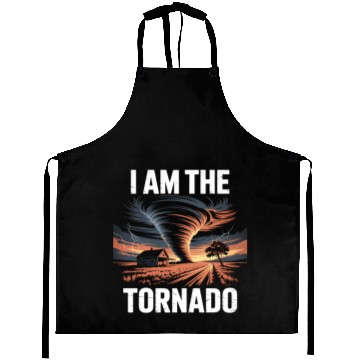 Discover I Am The Tornado Meteorology Storm Chasing Aprons