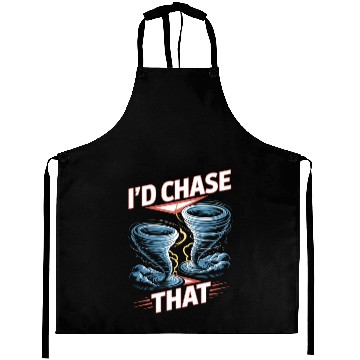 Discover I'd Chase That Meteorology Storm Chasing Aprons