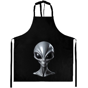 Discover Real Alien Grey Extraterrestrial Aprons