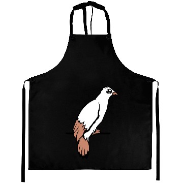 Discover Bird raven dove sitting cable hawk eagle birdie Aprons
