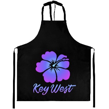 Discover Key West Hibiscus Aprons