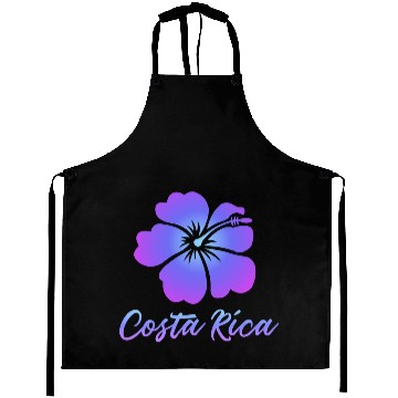Discover Costa Rica Hibiscus Aprons