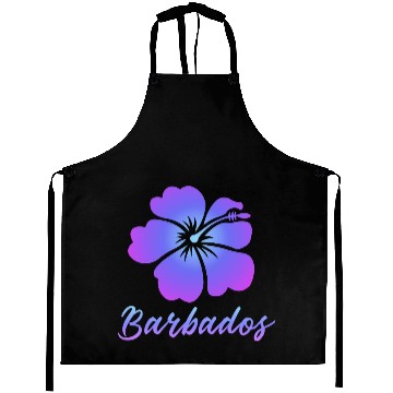 Discover Barbados Hibiscus Aprons