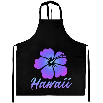Discover Hawaii Hibiscus Aprons