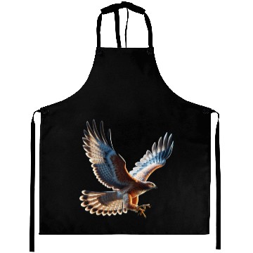 Discover Majestic Hawk Flight Aprons