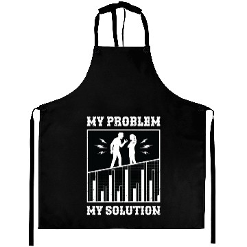 Discover Statistician My Problem My Solution Pictogram Dad Aprons