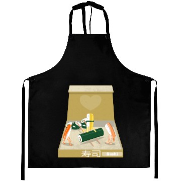Discover Funny sushi box Aprons