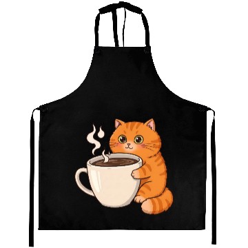 Discover I Love Cat, Coffee & Maybe You Aprons