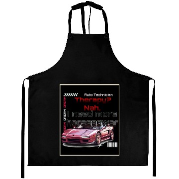 Discover Therapy Nah I need more horsepower Aprons