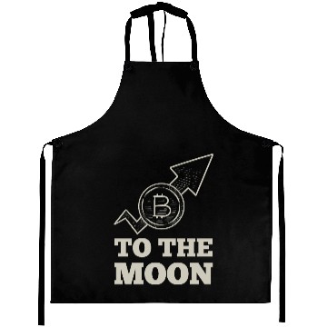 Discover To The Moon Design Aprons