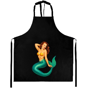 Discover Classic Vintage Mermaid Pinup Aprons