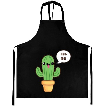 Discover Cute Cactus Hug Me Aprons