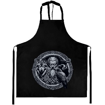 Discover Viking Warrior Man Odin Thor Norman Walhalla Aprons