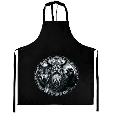 Discover Viking Warrior Man Odin Thor Norman Walhalla Aprons