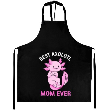 Discover Axolotl Mom Salamander Aprons