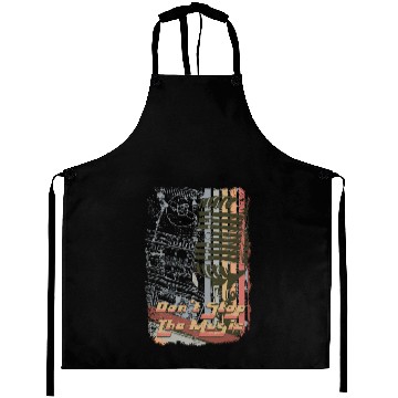 Discover "DON’T STOP THE MUSIC" Graphic Merch Aprons