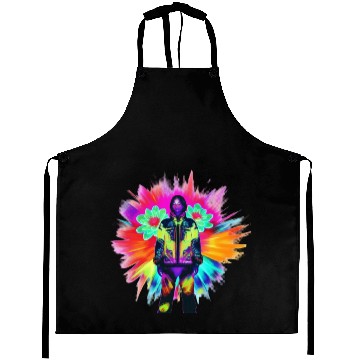 Discover Y2K Bloom: Techwear Meets Luminescent Nature Aprons