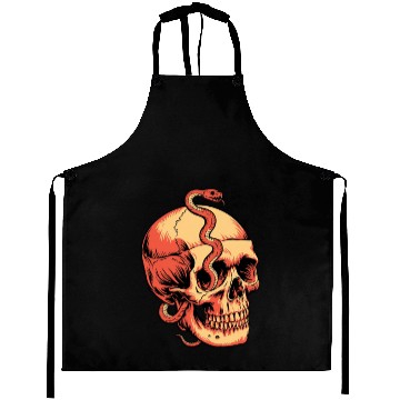 Discover Serpent Skull – Gothic Venom Death Design Aprons