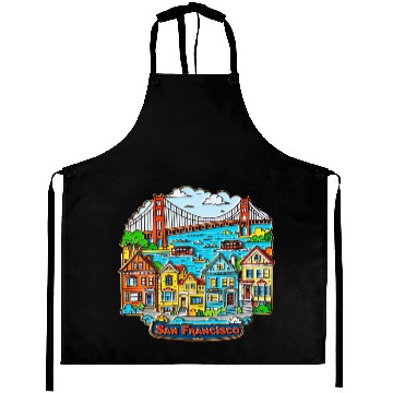 Discover San Francisco Aprons