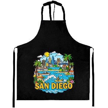 Discover San Diego Aprons