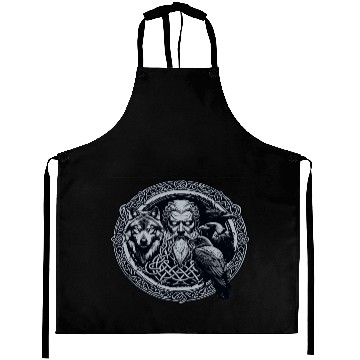 Discover Viking Warrior Man Odin Thor Norman Walhalla Aprons