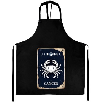 Discover Zodiac Card Cancer Aprons