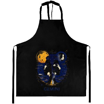 Discover Zodiac Card Gemini Aprons