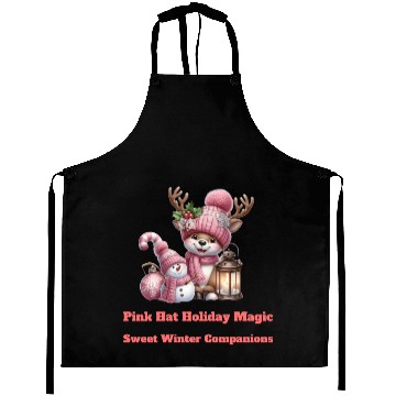 Discover A Pink Winter Wonderland Aprons