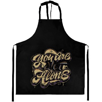 Discover Not Alone Graffiti Aprons