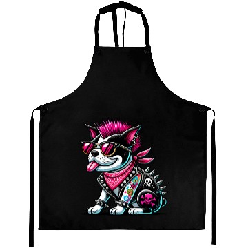Discover Bostie Punk Design Aprons