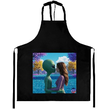 Discover Alien Love Affair Aprons