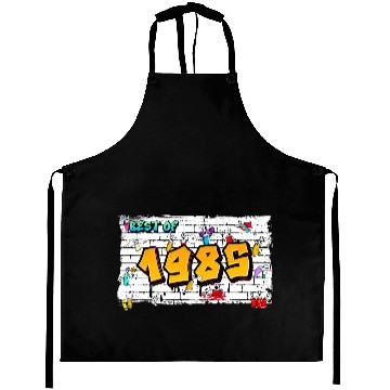 Discover Best of 1985 Graffiti – 40 Years of Neon Nostalgia Aprons
