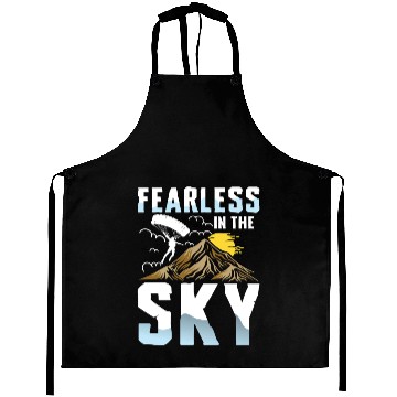 Discover Fearless in the Sky Paragliding Enthusiast Design Aprons