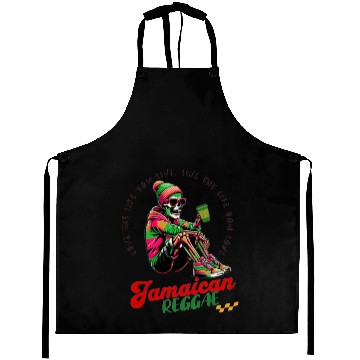Discover Chillin' Skeleton Vibes Aprons