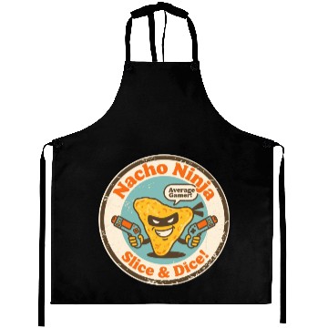 Discover Funny Gaming Nacho Slice Dice Gift Aprons