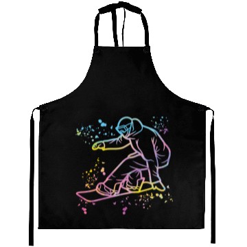 Discover Snowboarder Snowboard Snowboarding Aprons