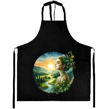Discover Nature Empress Graphic Aprons