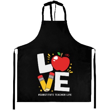 Discover Substitute Teacher Back To School Aprons