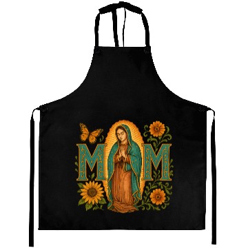 Discover Mexican Mom Mexican Heritage Virgen De Guadalupe Aprons
