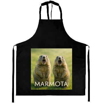 Discover Double Screaming Marmots – Echo of Surprise Aprons