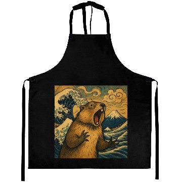 Discover The Great Scream off Kanagawa – Marmot Overboard Aprons
